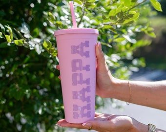 Western Personalized Sorority Chapter Acrylic / Sorority Family Gift / Big Little Gift / Greek Life Skinny Acrylic Venti Tumbler (22 Ounces)