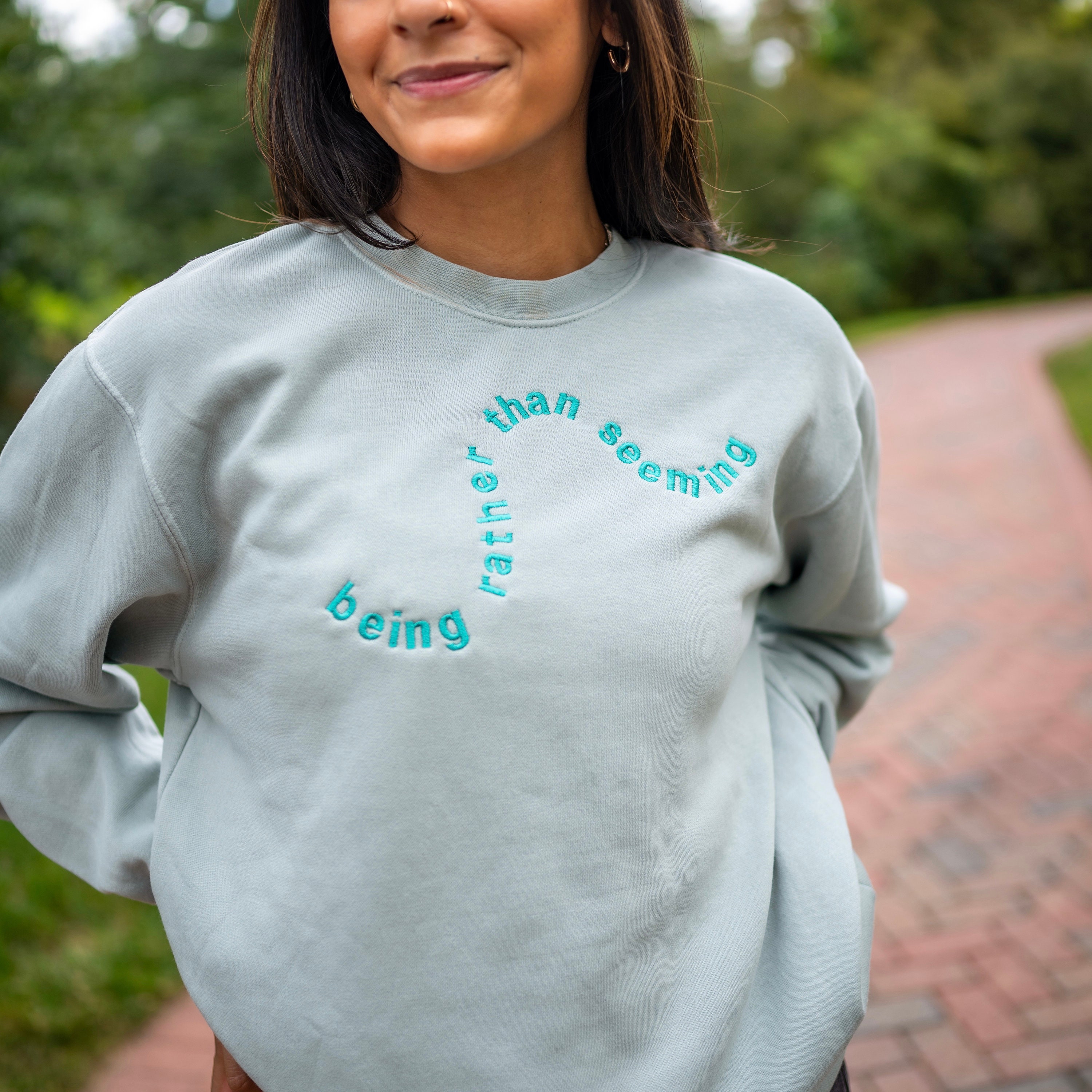 Swirly Zeta Tau Alpha Creed Sorority Greek Sweatshirt