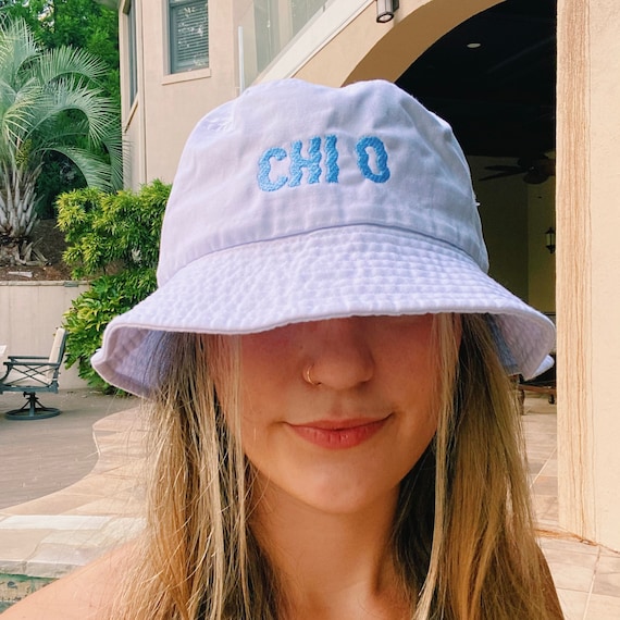 Sorority Greek Letter Bucket Hat 