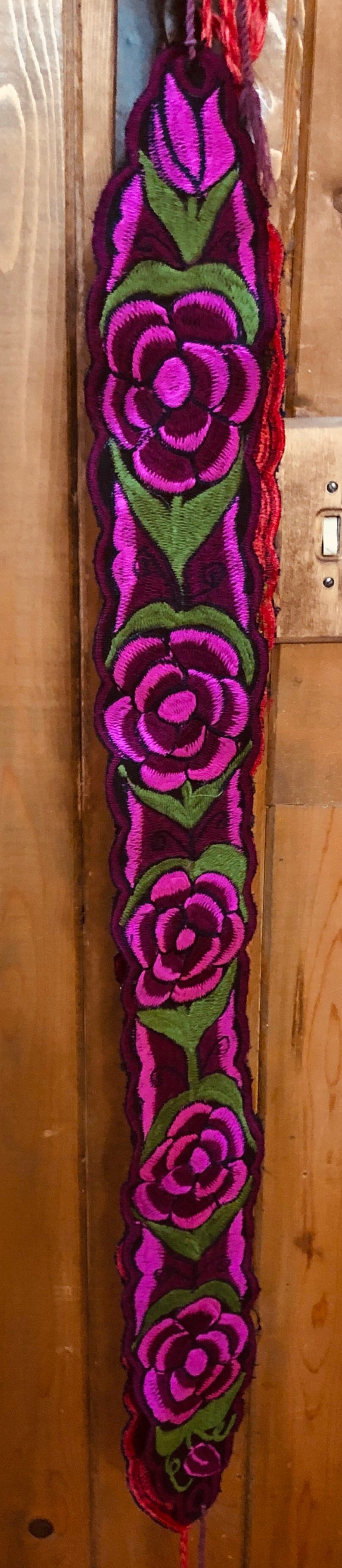 Only one of each style! Free Regular Shipping Mexican Floral Embroidered Belt PLEASE READ details for the measurements of each belt