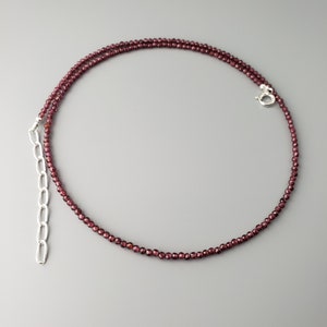 Dainty Garnet Necklace