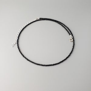 Tiny Spinel Necklace 2mm