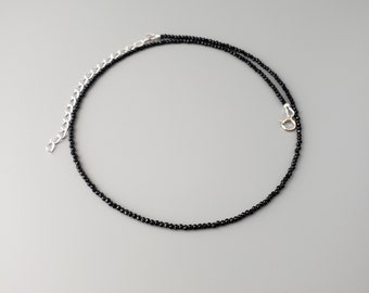 Tiny Spinel Necklace 2mm