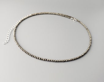 Dainty Pyrite Necklace