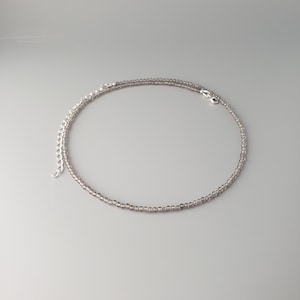 Dainty Smoky Quartz Necklace