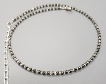 Herkimer Diamond Pyrite Choker