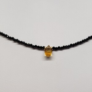 Dainty Spinel Citrine choker image 2