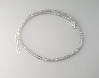 Labradorite Necklace 4mm