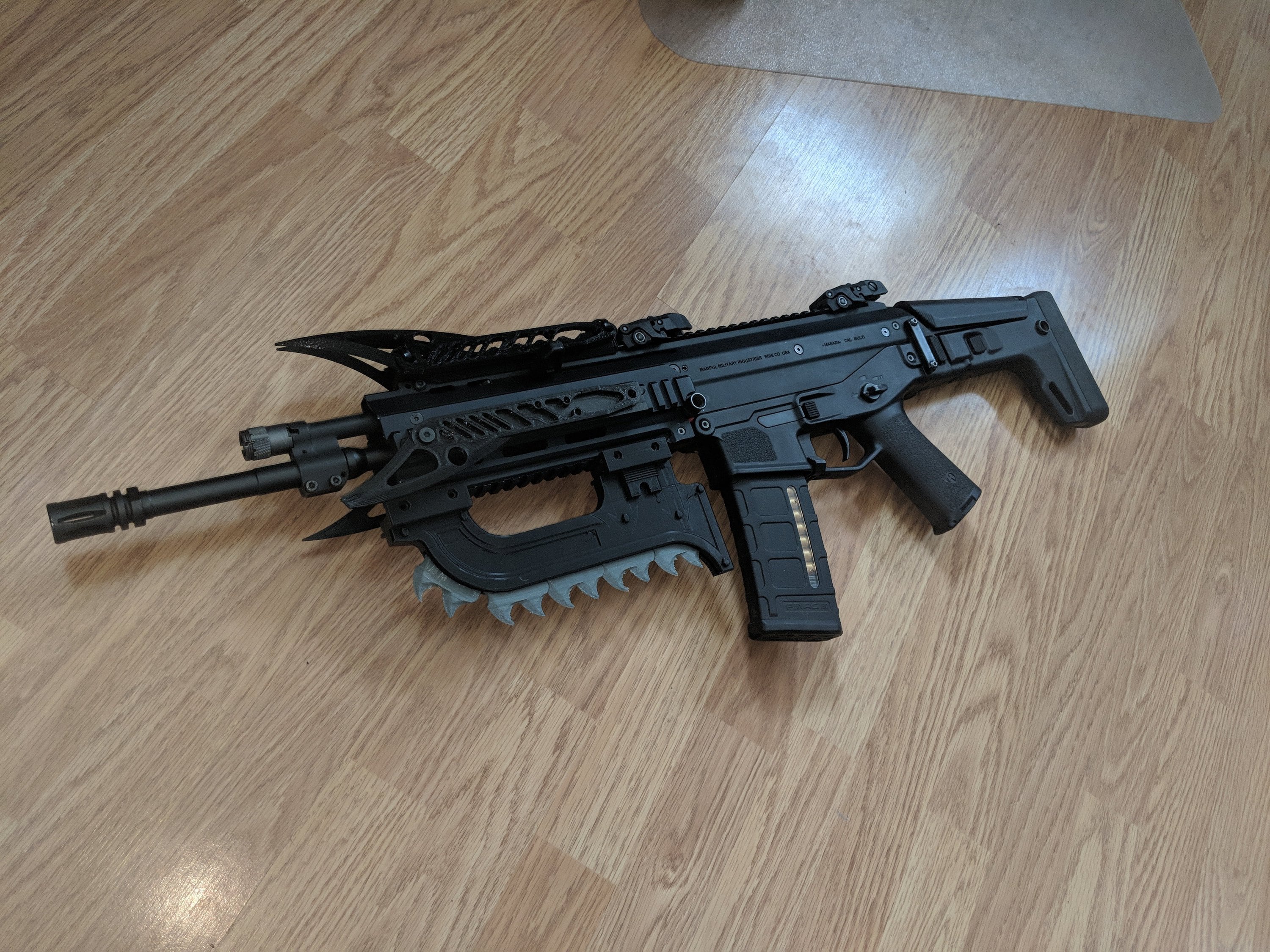 TDS Airsoft Rail Mounted ChainSaw Prop Gears of war Prop Etsy