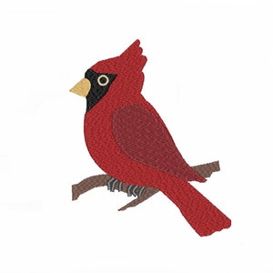 Winter Cardinal Machine Embroidery - ITH embroidery - Basket Case x Needlework Therapy - Instant Download
