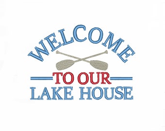 Welcome to Lake House Embroidery Pattern: ITH Design (Instant Download)