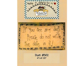 Dust Primitive Hand Stitchery Pattern by Basket Case x Needlework Therapy - Instant Download