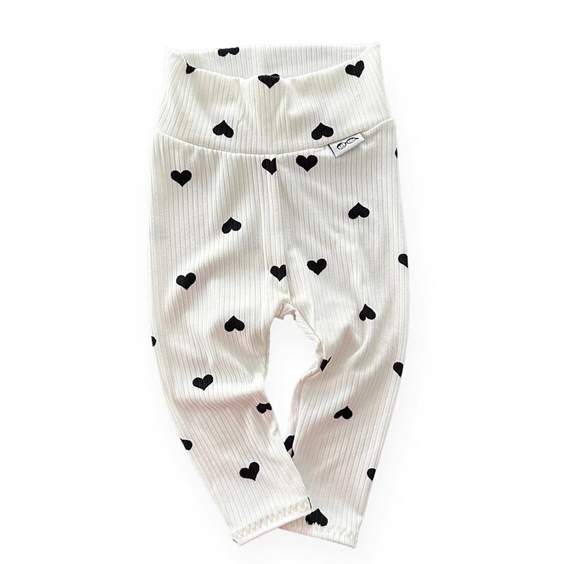 Babyhug Interlock Knit Bootie Leggings with Heart & Butterfly Print Pack of 3 - Multicolour