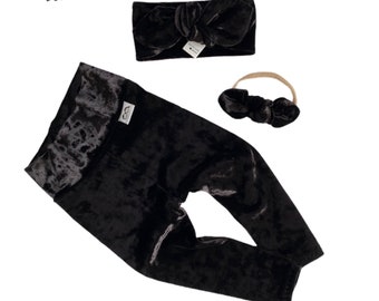 velvet baby leggings