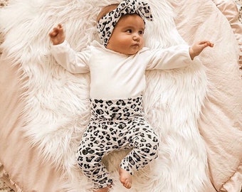 newborn leopard print outfit
