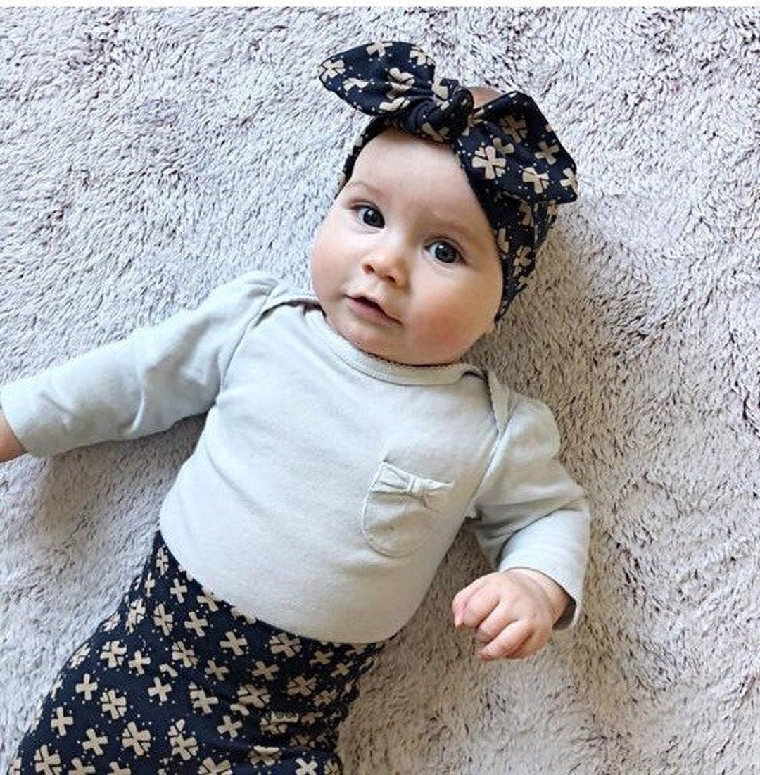 Leggings and Matching Headband / Coming Home Outfit / Baby - Etsy