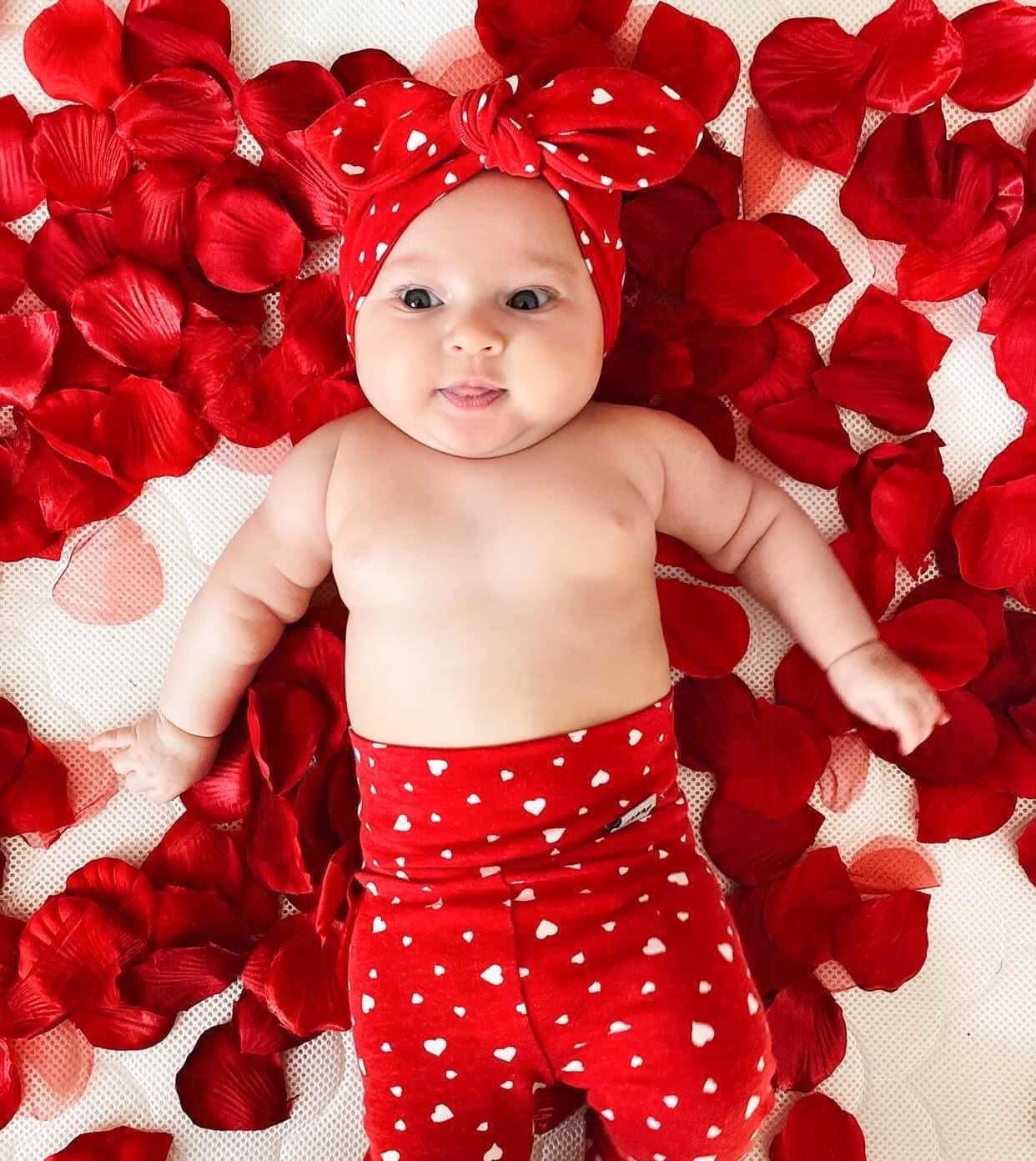 Girls valentine shop leggings