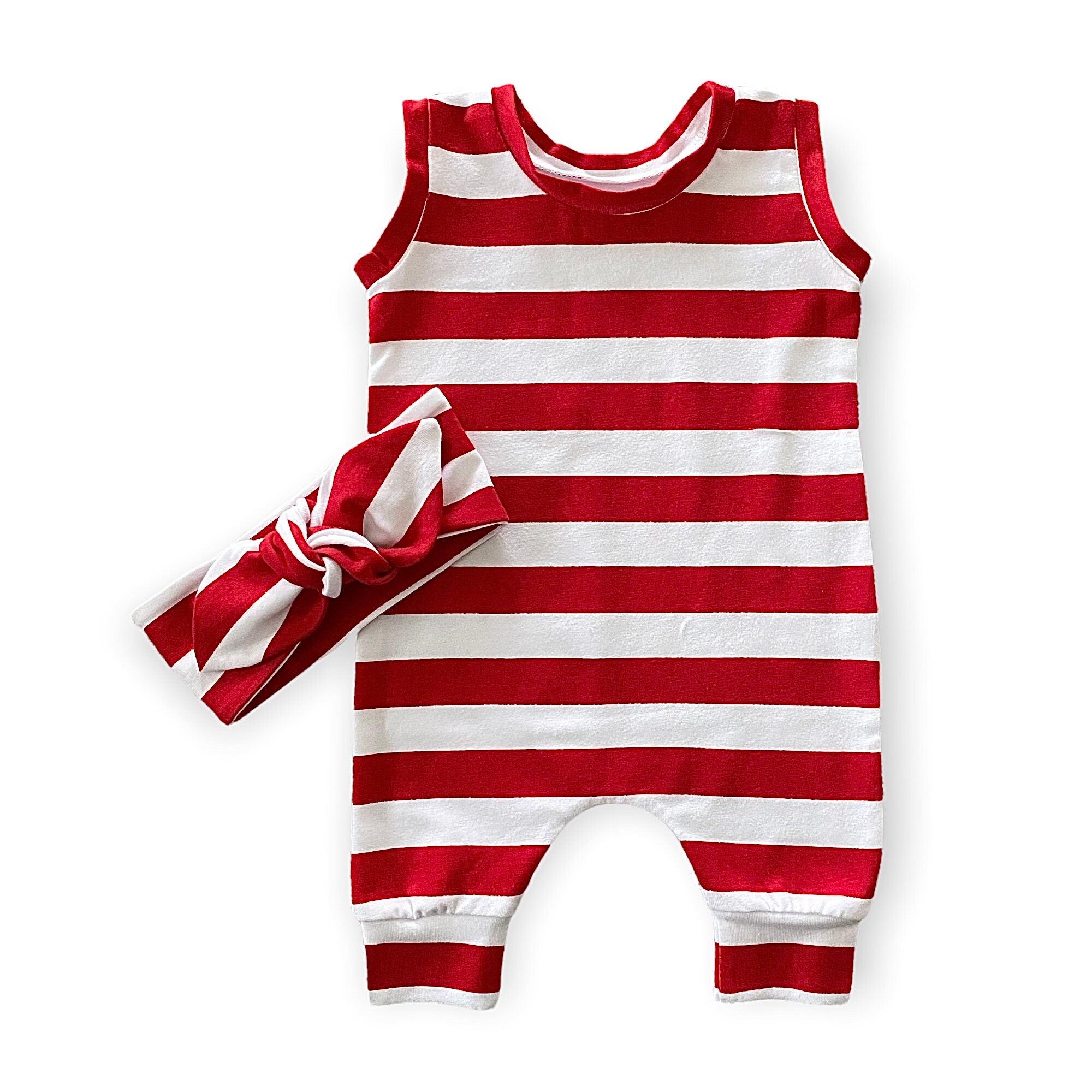  University of Louisville Cardinals Striped Newborn Footed Baby  Romper, Red/White, 6-9 Months: Clothing, Shoes & Jewelry