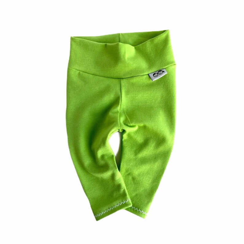 YOU CHOOSE COLOR Unisex Baby Lime Green Leggings and Knot Hat Etsy
