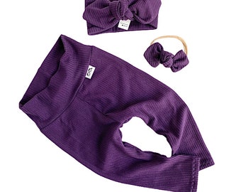 Purple infant best sale leggings