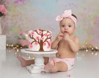 Light Pink High Waisted Bummies and/or Headband Set, Baby Bummy Shorts, Toddler Bummies Headband, Cute Clothing for Kids