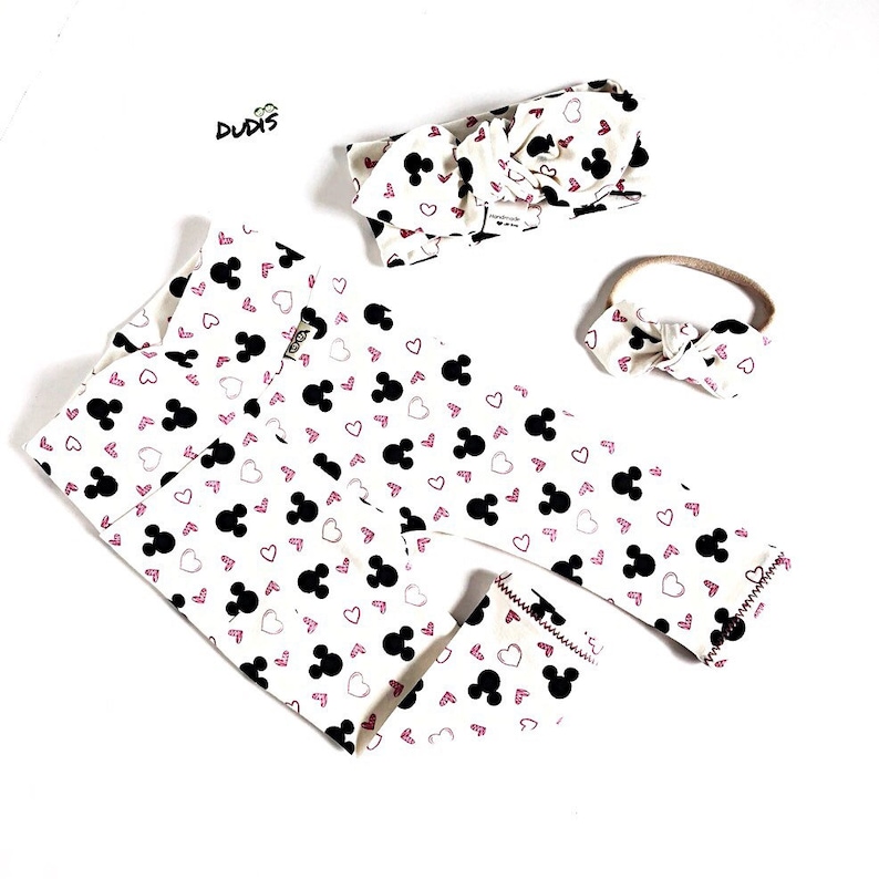 Toddler Newborn Baby Girl Leggings and Knot Headband Newborn Girl Coming Home Outfit Baby Girl Clothes Preemie Baby