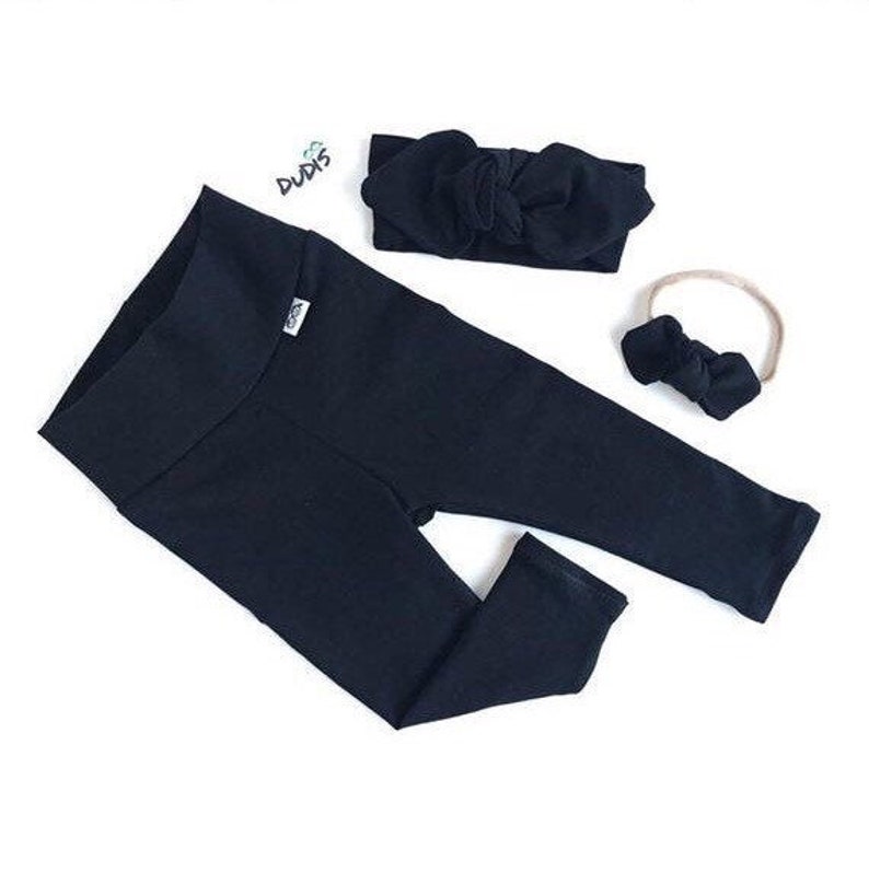 newborn black leggings