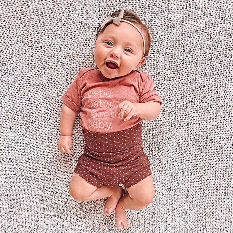 High Waisted Bummy Set Baby Bummies for Baby Girls Bummies Etsy