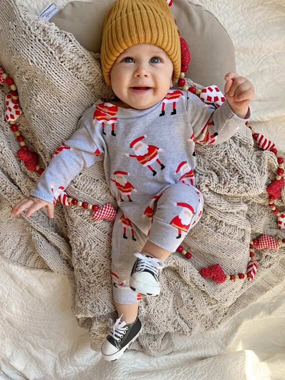 Santa romper cheap baby