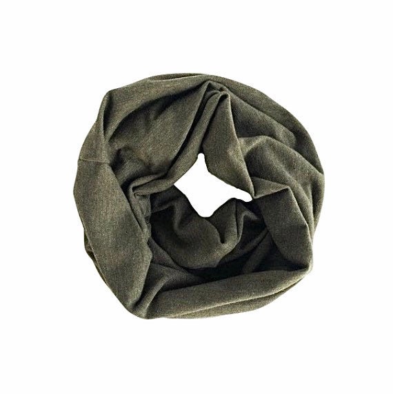 Olive Green Loop Scarf / Newborn,baby,toddler,kids, Infinity