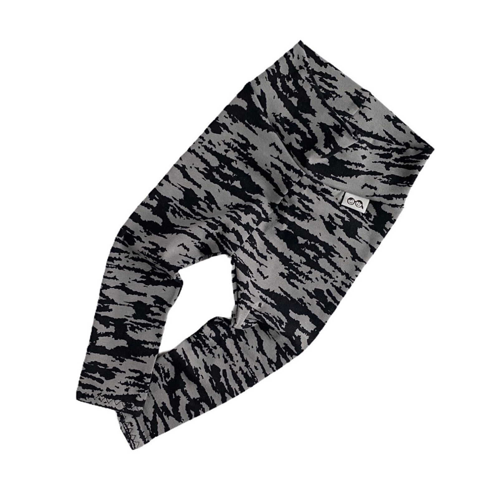 Baby Boy Grey and Black Zebra Print Leggings and Infinity Etsy