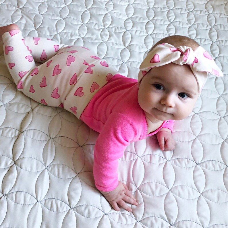 baby girl leggings and headband