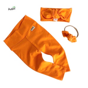 Pumpkin Orange Icing Ruffle Leggings,Baby leggings, Pumpkin