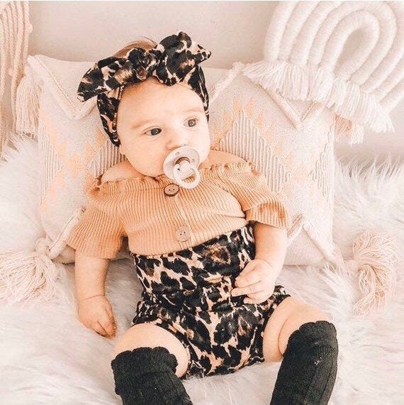 cheetah print baby clothes