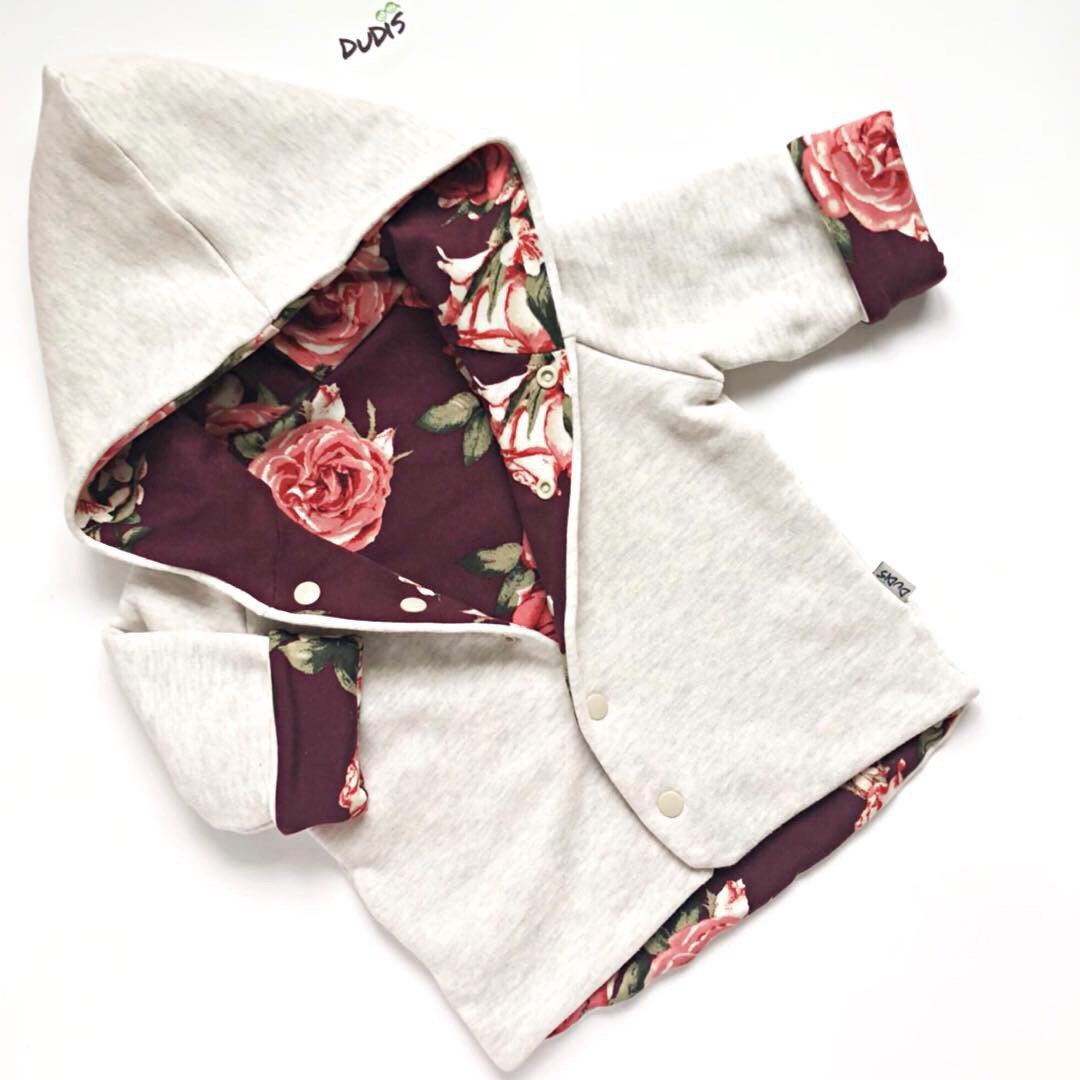 Toddler Quilted Reversible Warm Hooded Coat
