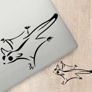 Sugar Glider Sticker | Animal Stickers For Cars | Flying Squirrel | Pet Lover Gift | Animal Rescue | Waterproof Vinyl Car Decals