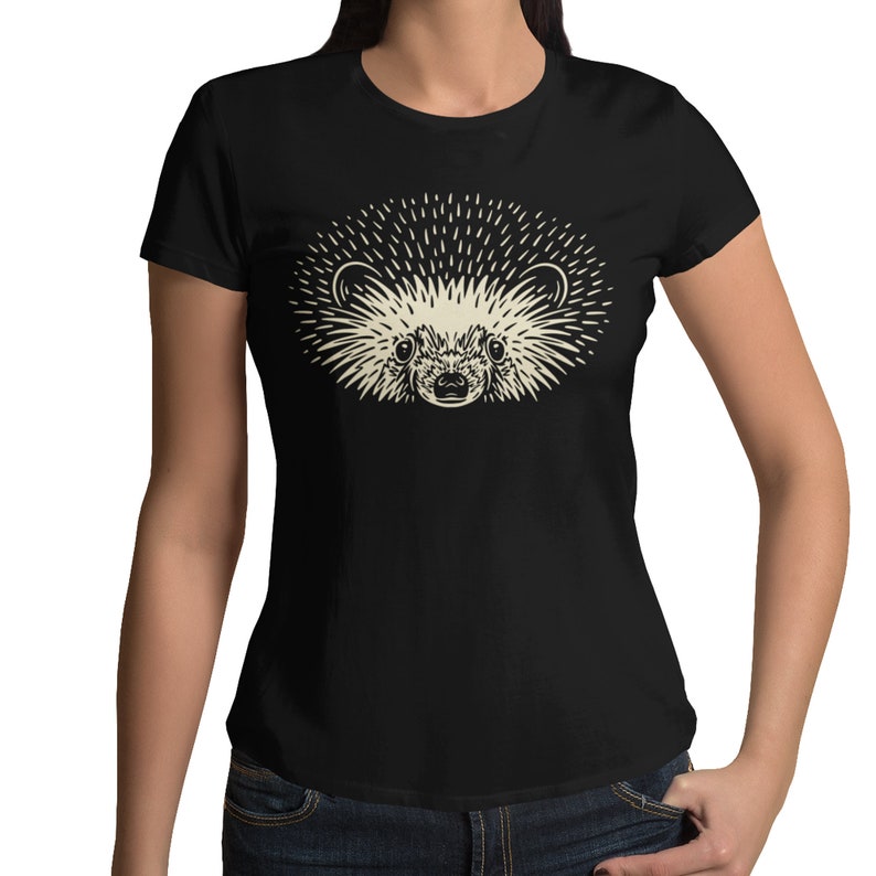 Hedgehogs Shirt Hedgehog T Shirt Cute Hedgehog Design Short Sleeve Womens Mens Summer Shirt Forest Animals Shirt