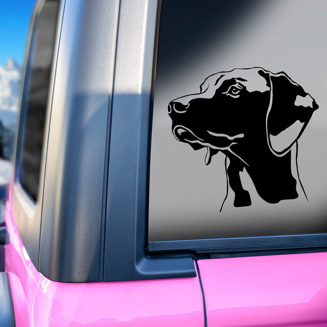 Hungarian Vizsla Sticker, Personalised Dog Stickers, Vizsla Gifts, Dog