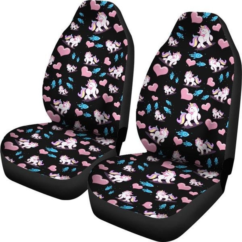 Unicorn Rockets Car Seat Covers And Floor Mats Etsy