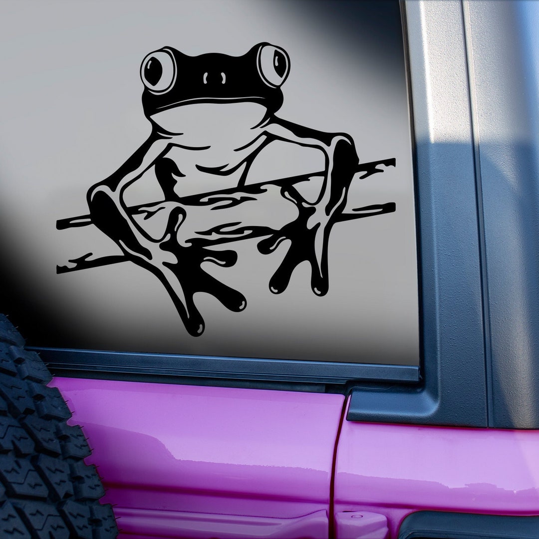 Tree Frog Sticker Cute Frog Stickers for Cars Frog on Etsy