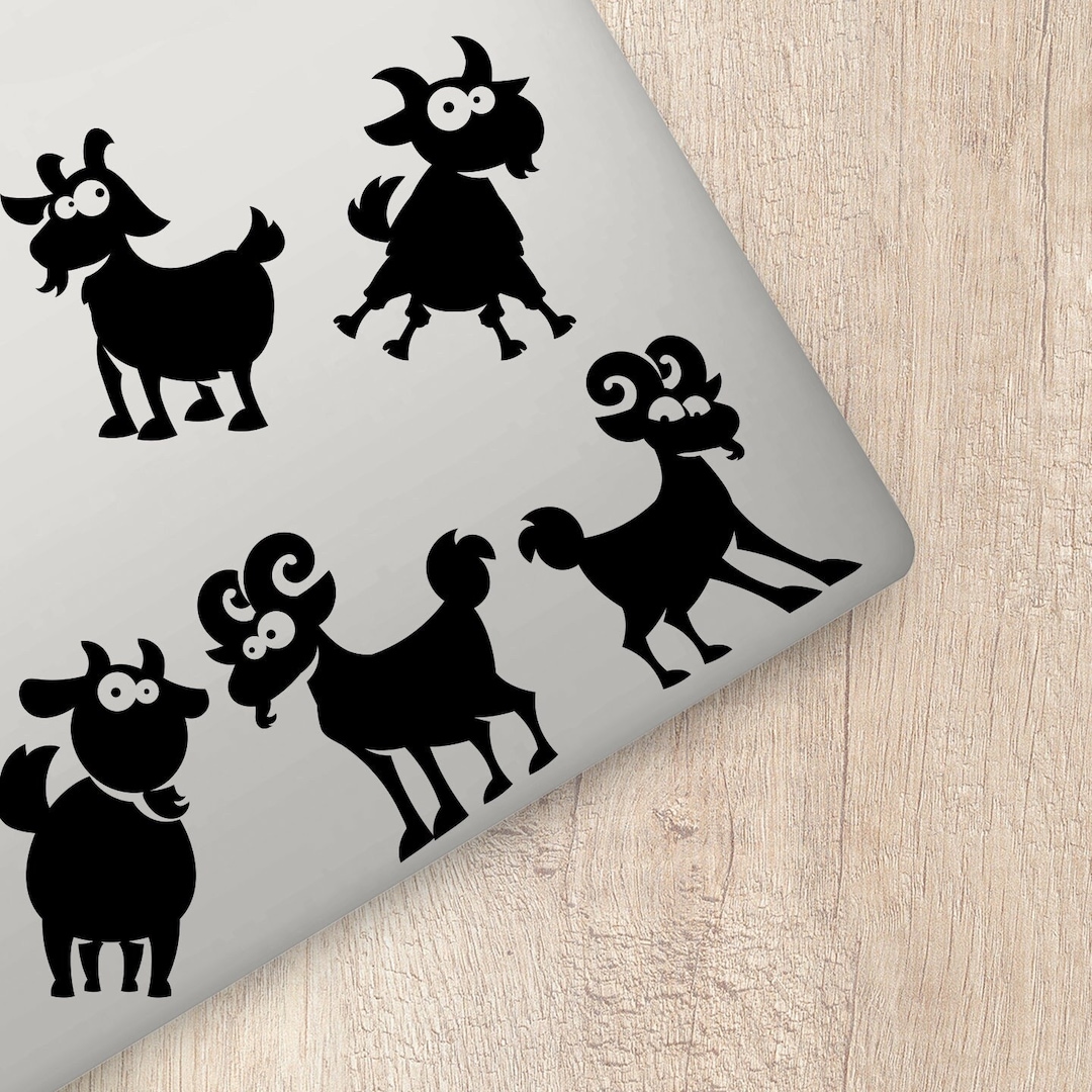 Goat Stickers Farm Animal Stickers for Cars Funny Goats Etsy Australia