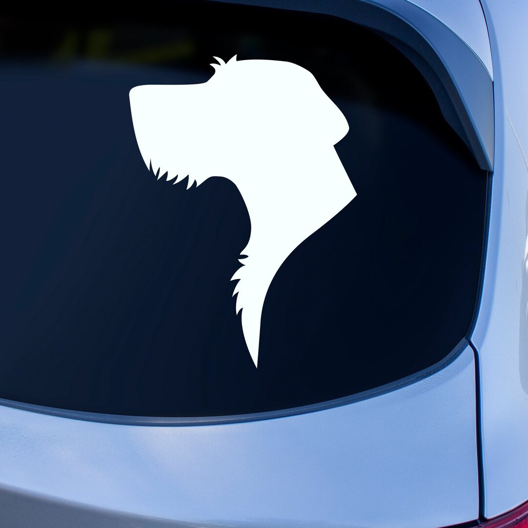 German Wirehaired Pointer Sticker Dog Stickers for Cars I Love Pointers