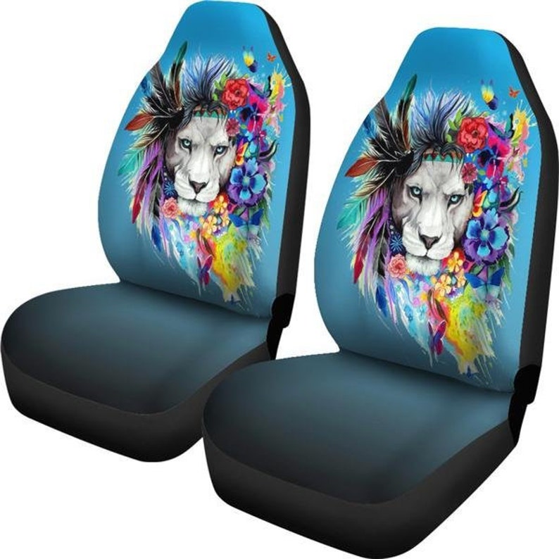 Lion Colors Spirit Animal Car Seat Covers And Floor Mats Etsy