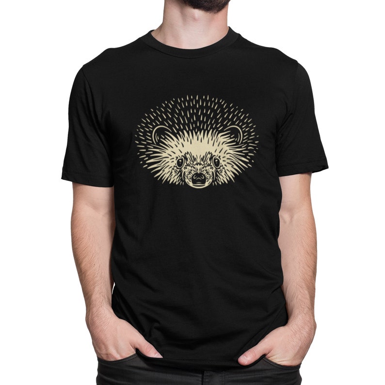 Hedgehogs Shirt Hedgehog T Shirt Cute Hedgehog Design Short Sleeve Womens Mens Summer Shirt Forest Animals Shirt