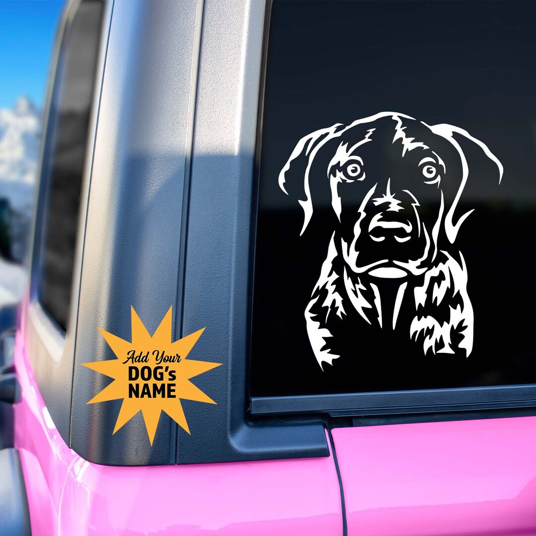 German Shorthaired Pointer Sticker Dog Stickers for Cars Custom Dog