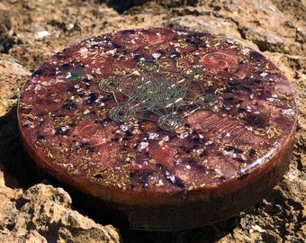 Orgone Charging Plates - Medium Sized Metatron Wheel of Life for Charging Food, Water, Plants, Books and Anything Imaginable!