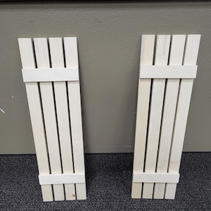 Farmhouse or Board & Batten shutters