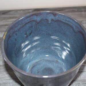 Tall Ceramic Blue Bowl