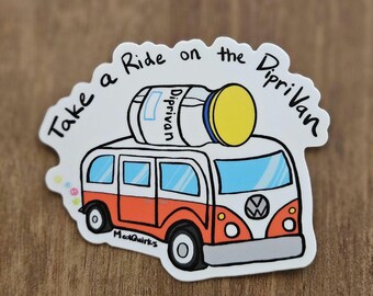 Anesthesia DipriVan Life Vinyl Sticker
