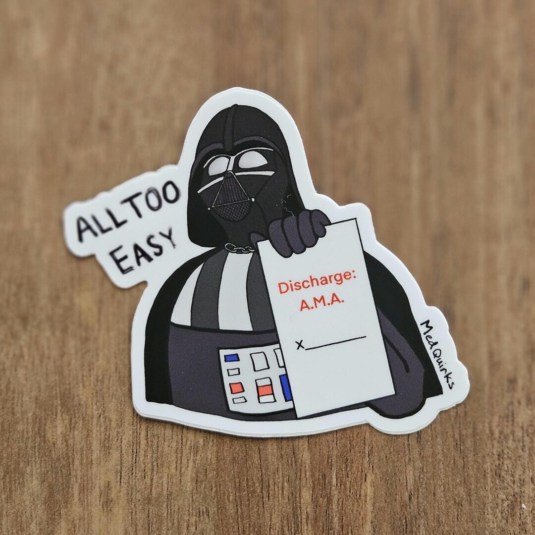 Hospital Discharge Against Medical Advice Vinyl Sticker - Etsy